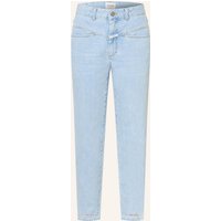 closed Slim Fit Jeans Pedal Pusher blau