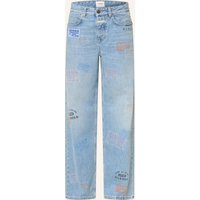 closed Wide Leg Jeans Nikka blau