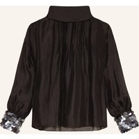 LUISA CERANO Luisa Cerano Blusenshirt Mit Pailletten schwarz