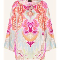 grace Grace Blusenshirt Aus Satin Mit 3/4-Arm lila