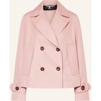 LUISA CERANO Trench-Jacke rosa