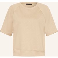 LUISA CERANO Sweatshirt Mit Schmucksteinen beige