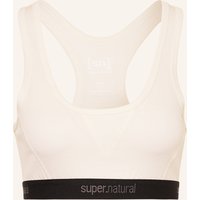 Super.Natural Super.Natural Sport-Bh tundra220 Semplice Mit Merinowolle weiss