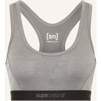 Super.Natural Super.Natural Sport-Bh tundra220 Semplice Mit Merinowolle grau