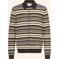 NN.07 Nn.07 Strickjacke Nolan braun