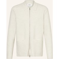 NN.07 Nn.07 Strickjacke Jonas weiss