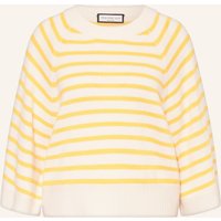 SEM PER LEI Sem Per Lei Pullover Mit Cashmere Und 3/4-Arm gelb