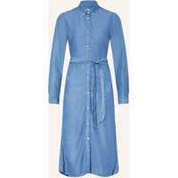 Gant Gant Hemdblusenkleid In Jeansoptik blau