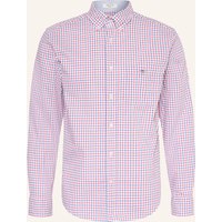 Gant Gant Hemd Regular Fit rot
