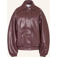 The Frankie Shop The Frankie Shop Jacke Prescott In Lederoptik rot