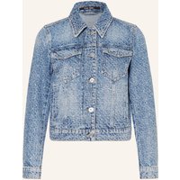 MARC AUREL Marc Aurel Jeansjacke Mit Schmucksteinen blau