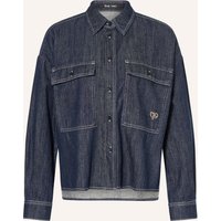 MARC AUREL Marc Aurel Jeansbluse blau
