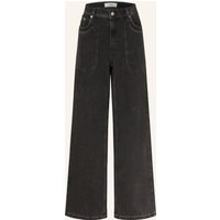 BA&SH Wide Leg Jeans Noel grau