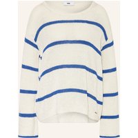 CINQUE Pullover Cilivia Mit Leinen weiss