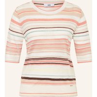 CINQUE Strickshirt Ciromana Mit Leinen orange