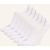 Calvin Klein 6er-Pack Sneakersocken weiss