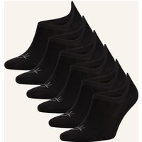 Calvin Klein 6er-Pack Sneakersocken schwarz