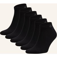 Calvin Klein 6er-Pack Sneakersocken schwarz