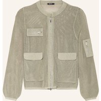 MARC AUREL Marc Aurel Strickjacke Mit Glitzergarn gruen