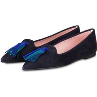Pretty Ballerinas Pretty Ballerinas Tassel-Slipper Ella blau