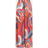 mint & mia Mint & Mia Bedruckte Satin Hose beige