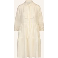 mint & mia Mint & Mia Kurzes Leinen Kleid weiss