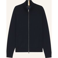 Boss Strickjacke H-Idino Regular Fit blau