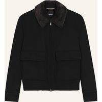 Boss Klassischer Mantel H-Charly-251 Regular Fit schwarz