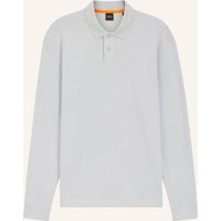 Boss Boss Piqué-Poloshirt Pete Regular Fit grau