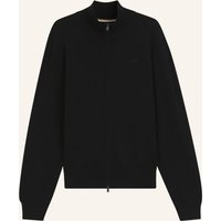 Boss Strickjacke Upalano-L Regular Fit schwarz