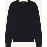 Boss Pullover Upacello-L Regular Fit blau