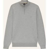 Boss Pullover Padro-L Regular Fit silber