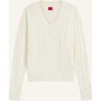 HUGO Pullover Sypres Oversize Fit beige