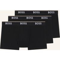 Boss 3er-Pack Boxershorts Power schwarz