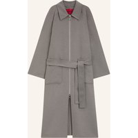 HUGO Klassischer Mantel Minetta-1_Df Relaxed Fit grau