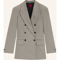 HUGO Blazer Amalisa Relaxed Fit grau
