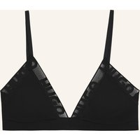 HUGO Bh Mesh Logo Triangle P schwarz