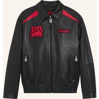 HUGO Lederjacke Lugor_Rb schwarz