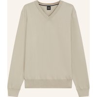 Boss Pullover Upacello-L Regular Fit beige