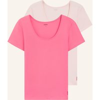 HUGO Unterwäsche Top Twin T-Shirt Rn Regular Fit pink