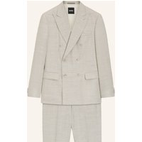 Boss Business Anzug H-Huge-2pcs-Db-254 Slim Fit grau