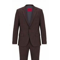 HUGO Business Anzug Henry/getlin232x Slim Fit braun