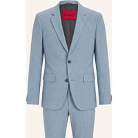 HUGO Business Anzug Henry-getlin253x Slim Fit blau