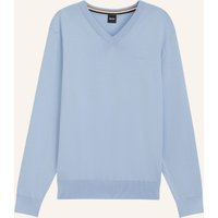 Boss Pullover Upacello-L Regular Fit blau