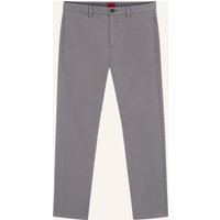 HUGO Casual Hose david251d Slim Fit grau
