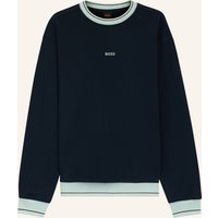 Boss Sweatshirt We_Blocks Relaxed Fit blau