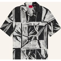 HUGO Hugo Business Hemd Exolino Oversize Fit schwarz