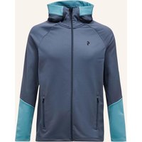 Peak Performance Midlayer-Jacke Rider Zip Hood grau