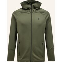 Peak Performance Midlayer-Jacke Rider Zip Hood gruen