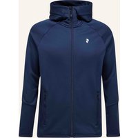 Peak Performance Midlayer-Jacke Rider Zip Hood blau